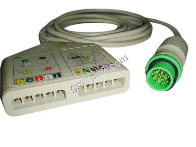 fukuda 10-luaidhe Il-nasc cód cábla-.jpg fukuda 10-lead Multi-link trunk cable-.jpg