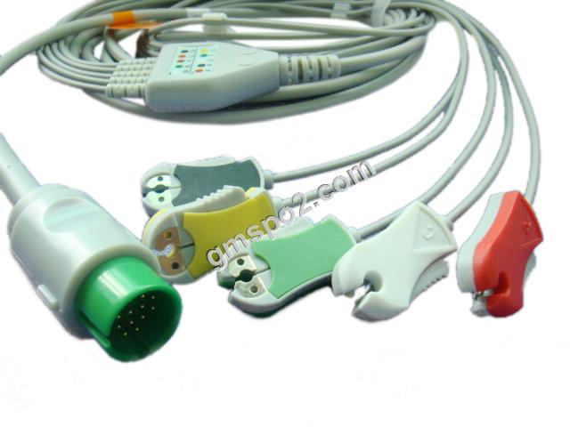 cábla amháin píosa spáis le 5-LEAD iec grabber leadwires-.jpg