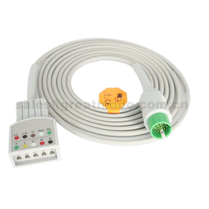 5-lead TruLink ECG Trunk Cable For Spacelabs best