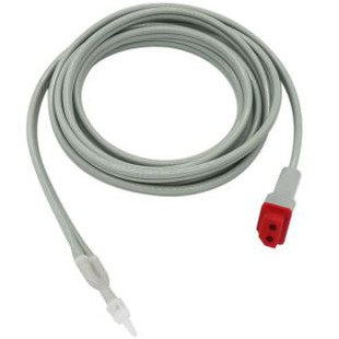 Hose Brú Fola / Hose Hose NIBP comhoiriúnach le Nihon Kohden, Adaptóir Y, Feadáin Dhúbtha Feadáin go Tube Aonair, 3m