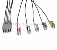 Leadwires comhoiriúnach M1971A 5-luaidhe, IEC, Grabber