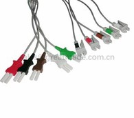 Seiteanna Comhoiriúnacha Spacelab Tru-Link Leadwire, 5-Luaidhe, Grabber, AHA, 24in & 2PIN