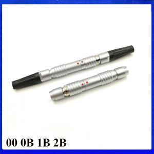 Ceanglóir FGG PHG 00 0B 1B Sraith 2B féin-ghlasáil bhrú-tarraingthe Fireann Díreach Soicéad Breiseán / Mná