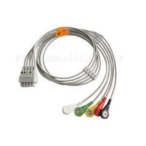 GE Marquette Multi-link Leadwire Set, 5-Luaidhe, Snap, IEC, 29in (76cm) & VS 2PIN