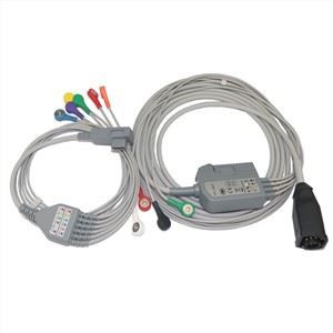 1 Chéim 12-luaidhe EKG Cable For Zoll